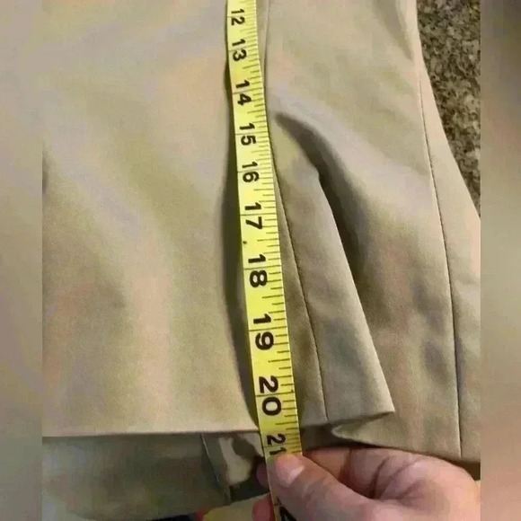 Worthington Khaki Beige Light Brown Career Blazer Jacket Women 8 Petite - Picture 6 of 10